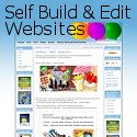 self build and edit websites home page